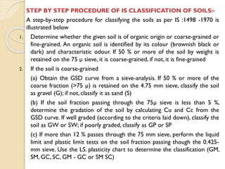Soil Testing Calculator Classification Chart.pdf Index properties of soil and Classification of soils(Geotechnical ...