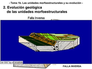 Deformación de la corteza terrestre 2. Evolución geológica de las unidades morfoestructurales - Tema 1b. Las unidades morf...