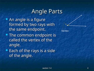 Geo 1-4 Angles.pptwhat is angles, how to measure angles, how to draw ...