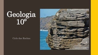 Geologia
10º
Ciclo das Rochas
 