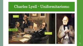 Charles Lyell - Uniformitarismo
Correia2015
9
Lyell
Darwin
J. Hooker
 