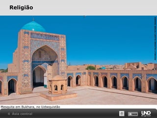 MICHELE FALZONE/ALAMY/OTHER IMAGES

Religião

Mesquita em Bukhara, no Uzbequistão
4 Ásia central

X SAIR
SAIR

 