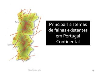 Principais sistemas
                     de falhas existentes
                         em Portugal
                         Continental




Nuno Correia 10/11                          25
 