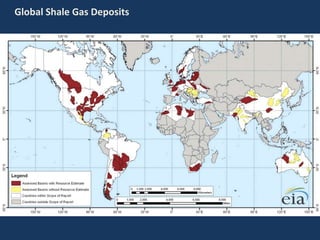 Global Shale Gas Deposits
 