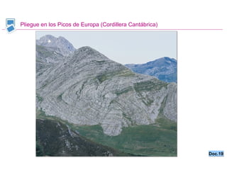 Pliegue en los Picos de Europa (Cordillera Cantábrica) Doc.19 