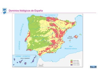 Dominios litológicos de España Doc.20 