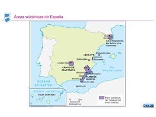 Áreas volcánicas de España Doc.30 