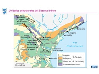 Unidades estructurales del Sistema Ibérico Doc.42 