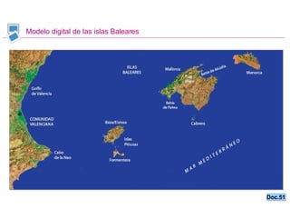 Modelo digital de las islas Baleares Doc.51 