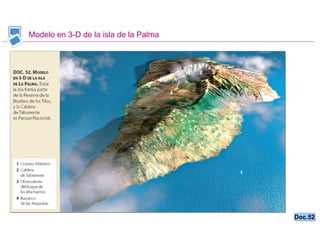 Modelo en 3-D de la isla de la Palma Doc.52 