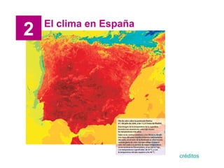 El clima en España 2 créditos 