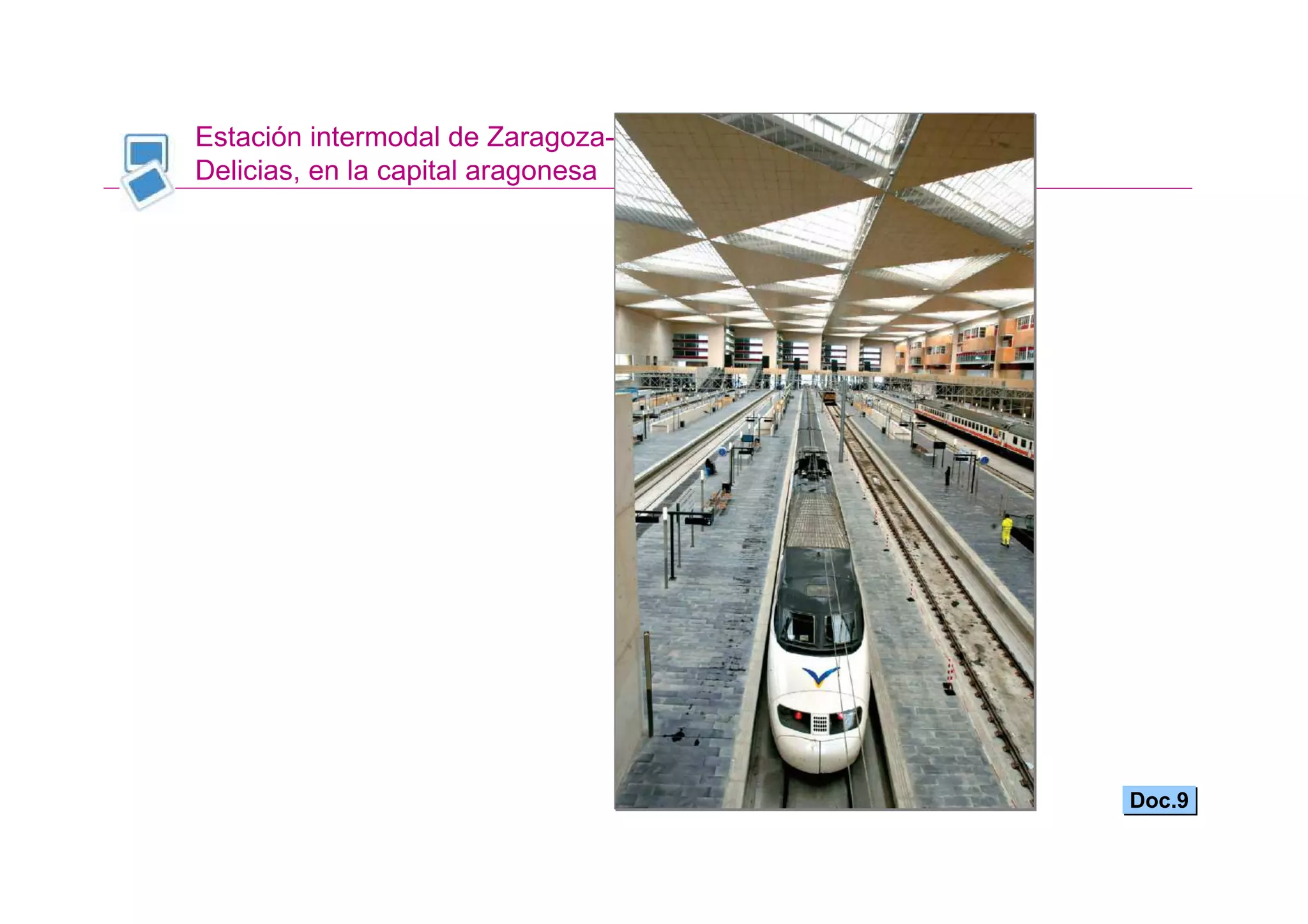 Estación intermodal de Zaragoza-
Delicias, en la capital aragonesa




                                    Doc.9
 