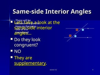 Geo 3-2 Properties of Parallel Lines.ppt
