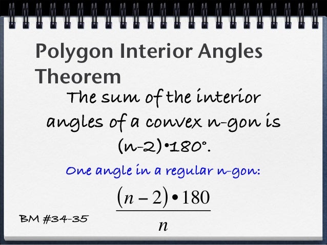 Geo 3 5 B Poly Angles Notes