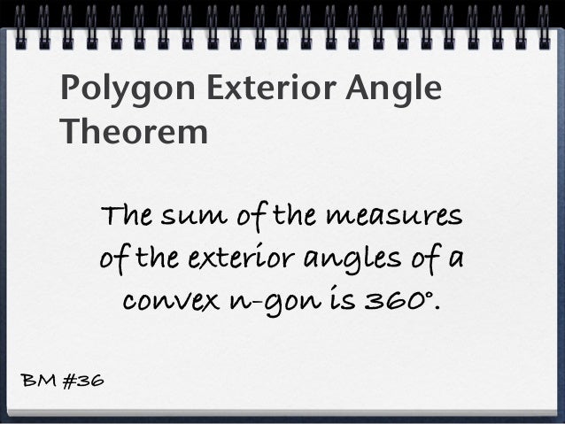 Geo 3 5 B Poly Angles Notes