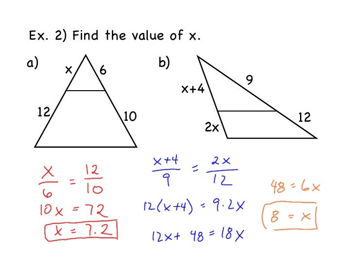 ️Side Splitter Theorem Worksheet Free Download Gambr.co