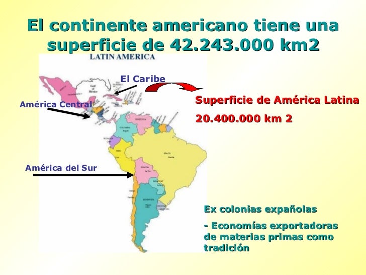 Resultado de imagen para extension del continente americano