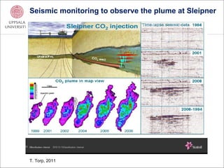 Seismic monitoring to observe the plume at Sleipner




T. Torp, 2011
 