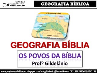 GEOGRAFIA BÍBLIA
 
