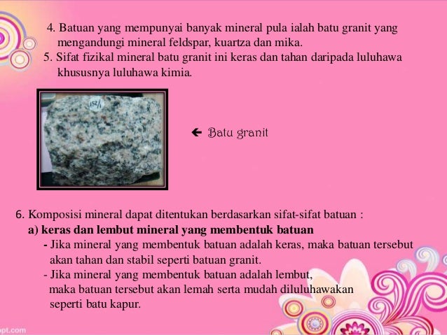 Powerpoint geografi batuan stpm