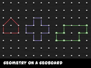 Geometry on a Geoboard
 