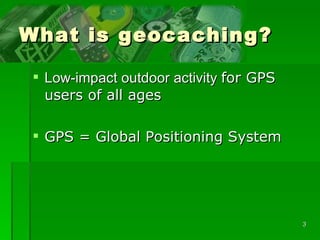 Geocaching | PPT