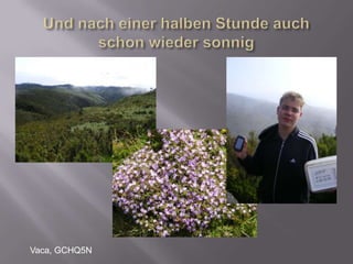 Und nach einer halben Stunde auch schon wieder sonnigVaca, GCHQ5N