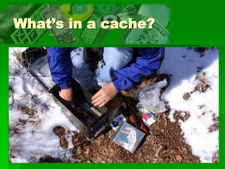 29
What’s in a cache?
 
