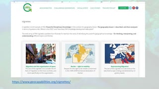 https://www.geocapabilities.org/vignettes/
 