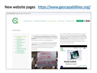 New website pages https://www.geocapabilities.org/
 