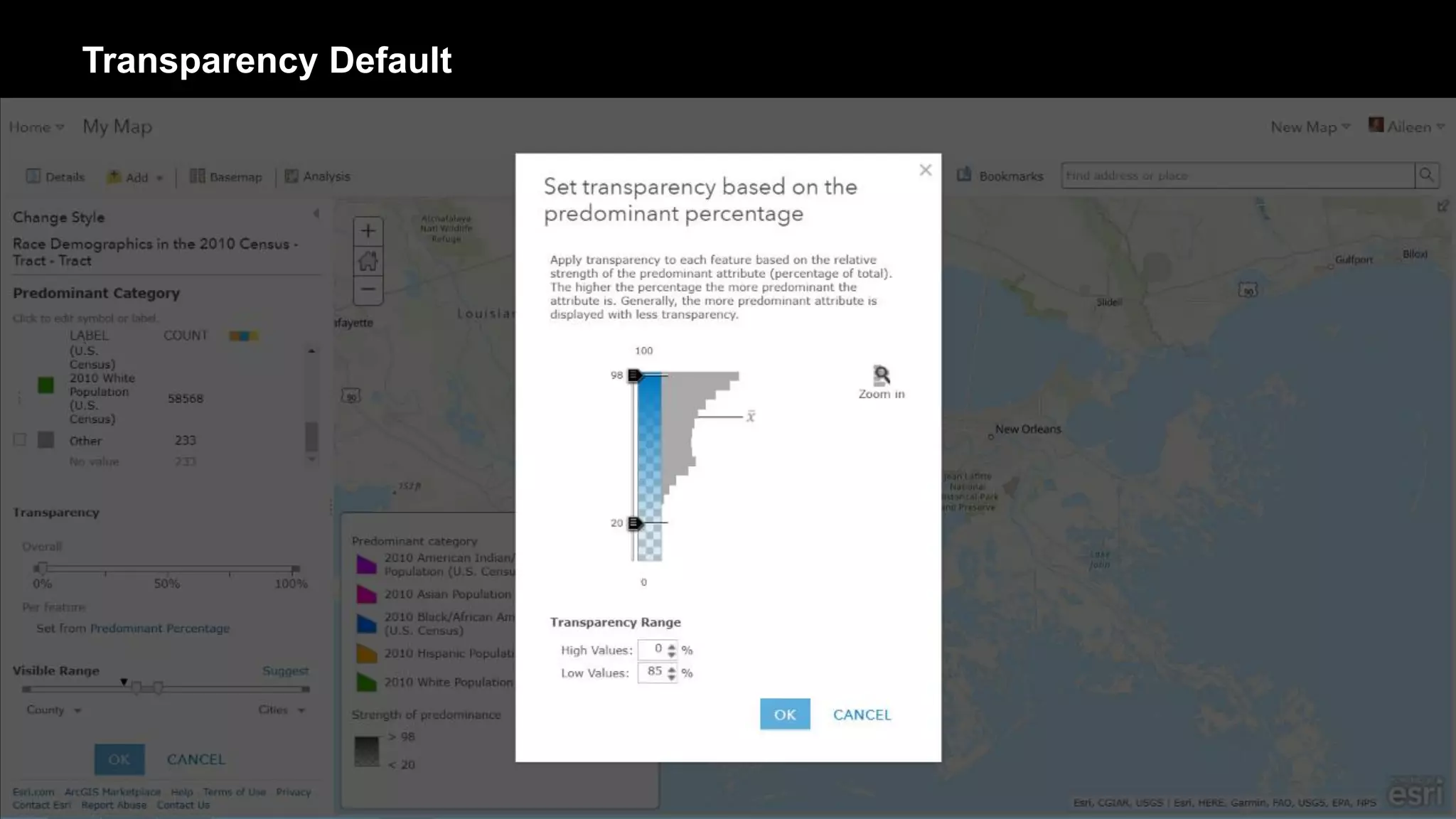 Transparency Default
 