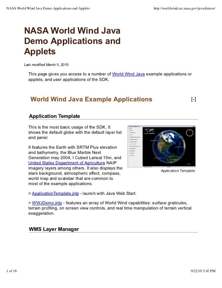 nasa world wind - tom gaskins geocens workshop presentation september… nasa world wind - tom gaskins geocens workshop presentation september…, Presentation templates
