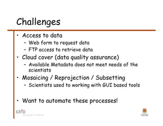 GeoChronos: A Platform for Earth Observation Scientists