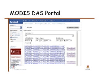 GeoChronos: A Platform for Earth Observation Scientists