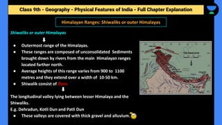 Go Class 9 Comprehensive Geography Guide: Physical Features of India for Class 9 | PDF