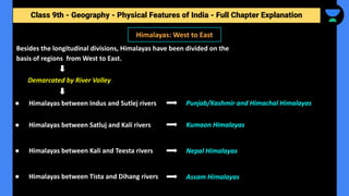 Go Class 9 Comprehensive Geography Guide: Physical Features of India for Class 9 | PDF