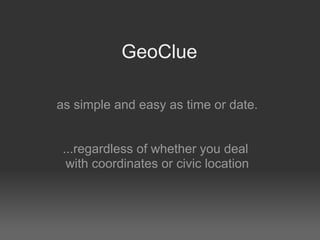 GeoClue - geo-information framework