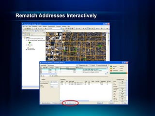 Rematch Addresses Interactively
 