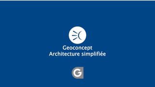 Geoconcept
Architecture simplifiée
 