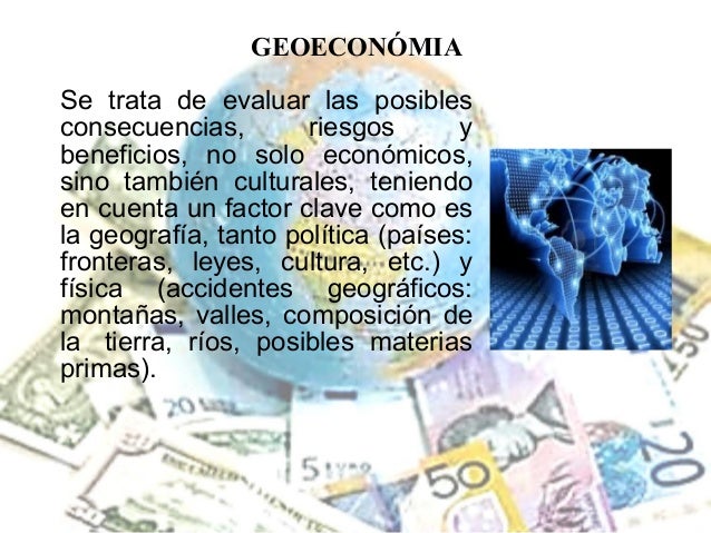 Geoconomia y geografia economica
