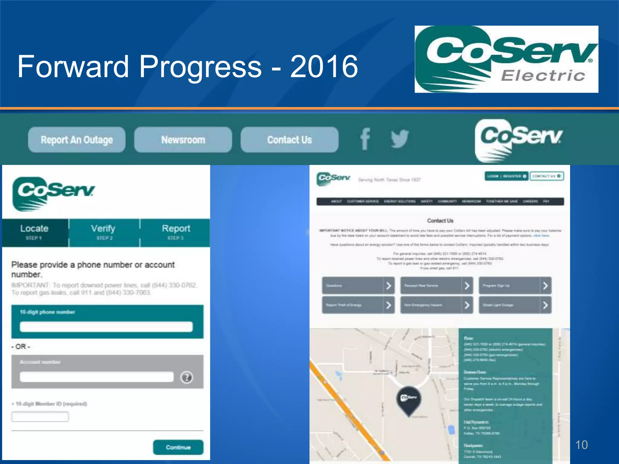 10
Forward Progress - 2016
 
