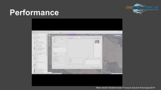 Marc-André Goderre/Jean-François Savard #visiongeo2014 
Performance 
 