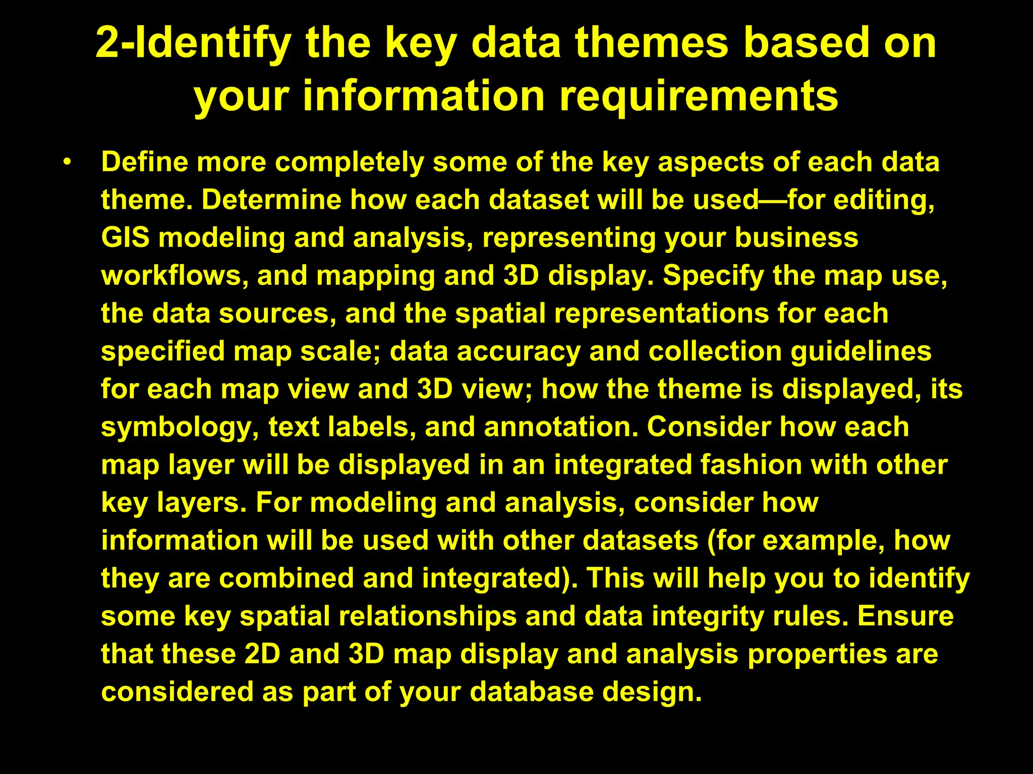 Geodatabase design steps for students pptx