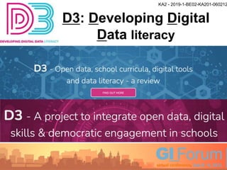 619917-EPP-1-2020-1-BE-EPPJMO-SUPPA
KA2 - 2019-1-BE02-KA201-060212
D3: Developing Digital
Data literacy
 