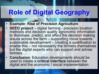 619917-EPP-1-2020-1-BE-EPPJMO-SUPPA
• Example: Rise of Precision Agriculture
• SEED project – digital farming - precision ...