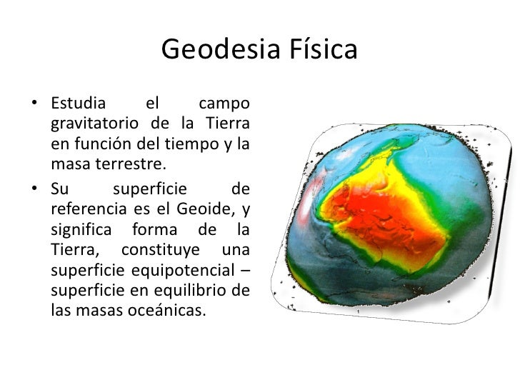 Sistemas de Información Geográfica: Geodesia