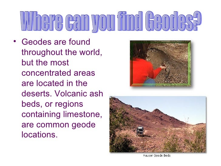 geodes power point 2009 how does a geode form