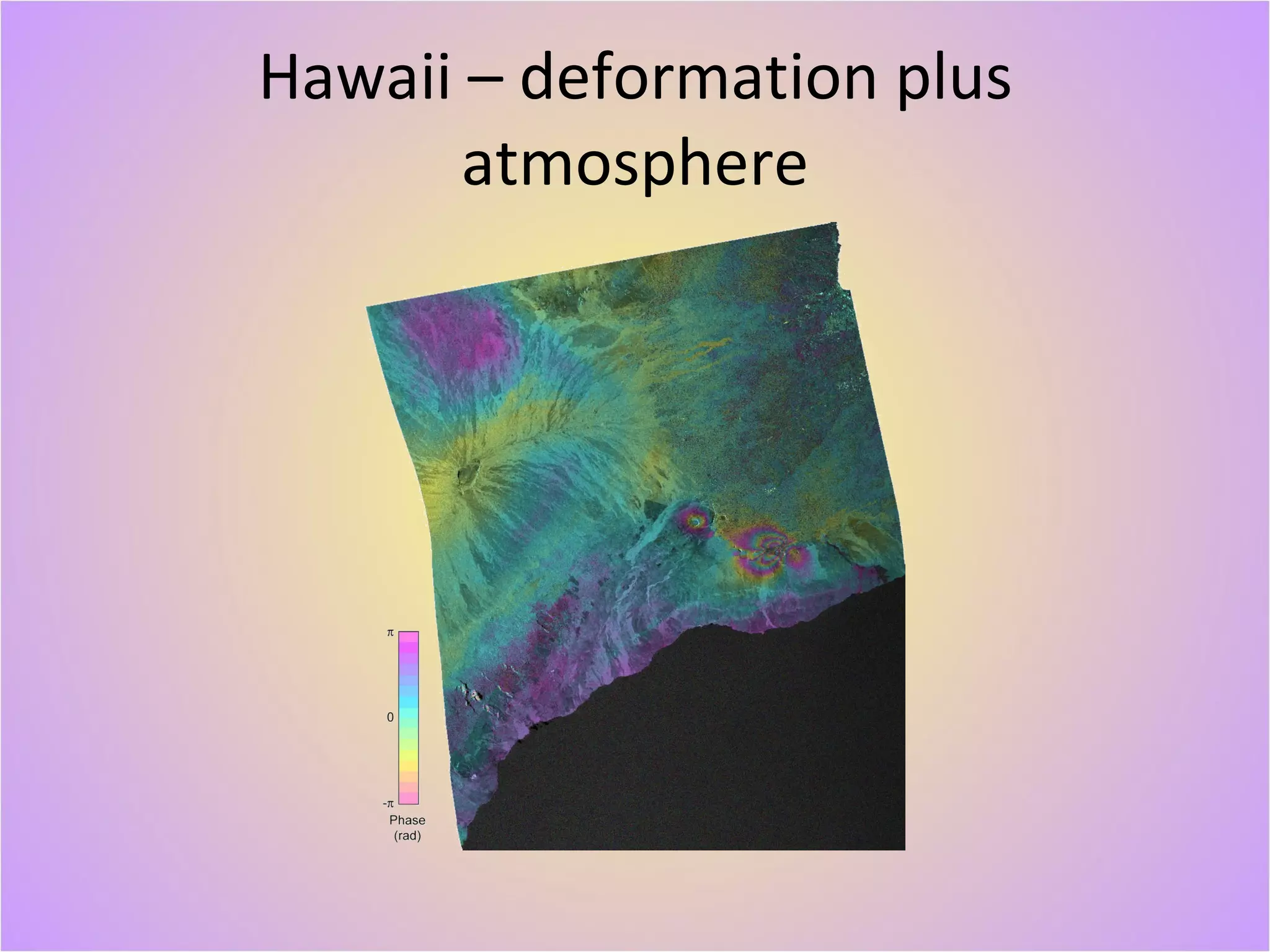 Hawaii – deformation plus atmosphere 