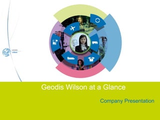 GEODIS WILSON  _____________________________  The Pharma approach Company Presentation Geodis Wilson at a Glance  