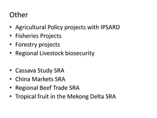 Geoff Morris ACIAR CIAT Asia meeting